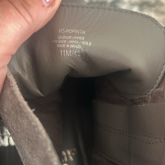 Vince Camuto Gray Suede Boots with Chains - Picture 8 of 9